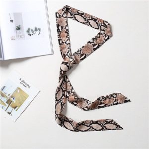 Ceinture Foulard Écailles de Serpent